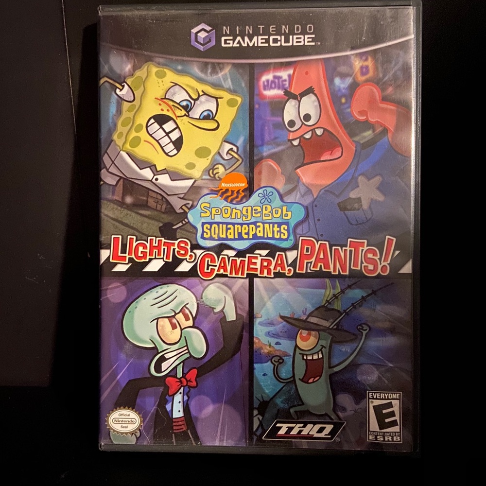 SpongeBob Squarepants Lights Camera Pants for Nintendo GameCube